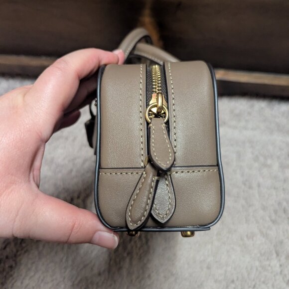 Coach Bowery Satchel 22 In Dark Stone - Picture 3 of 9